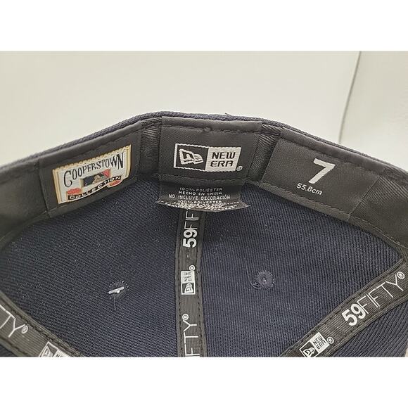 New York Yankees Hat New Era 59FIFTY Cap Fitted size 7 New Era MLB Baseball NY - Picture 8 of 10